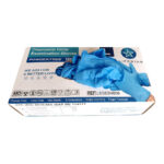 Vinyl handschoenen stretch blauw